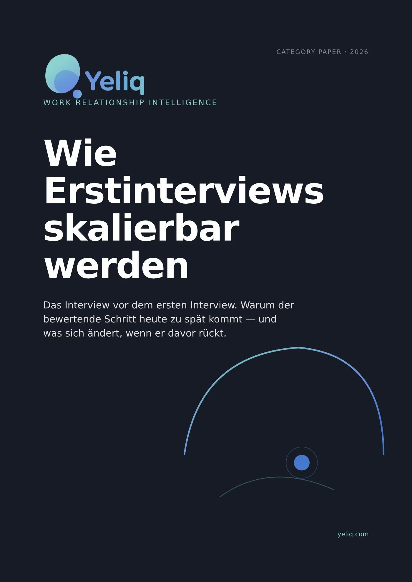 Warum erste Interviews nicht skalieren - und wie sie skalierbar werden. preview page 1