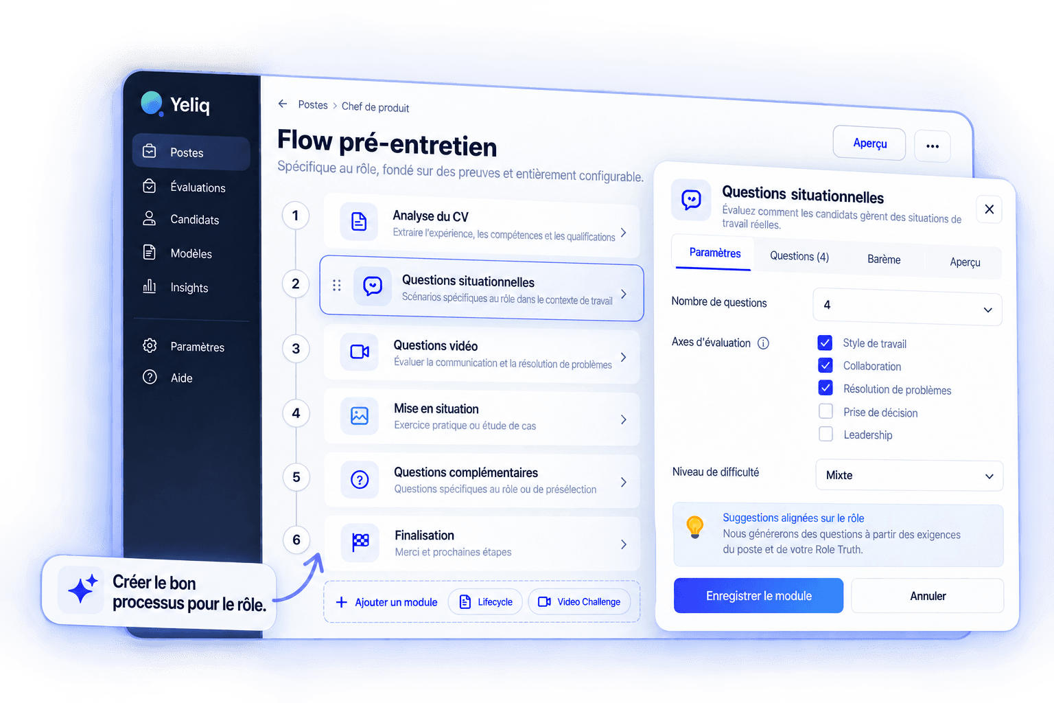 Yeliq Pre-Interview Flow Design